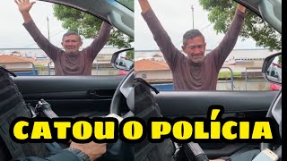 BÊBADO CATOU A POLÍCIA Pediu uma dose cachaça policial bêbado [upl. by Aziar27]