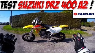 Moto Vlog 79  TEST SUZUKI DRZ 400  PERMIS A2 [upl. by Ahsoek986]