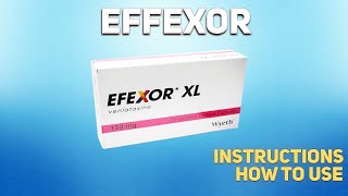 Effexor XR Venlafaxine how to use Uses Dosage Side Effects Contraindications [upl. by Saba]