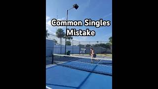 Pickleball Panther COMMON SINGLES MISTAKE pickleballpaddle meta paddlesport pickleballfun fun [upl. by Isej]