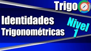 Identidades Trigonométricas  Ejercicios Resueltos  Nivel 1 [upl. by Obara]