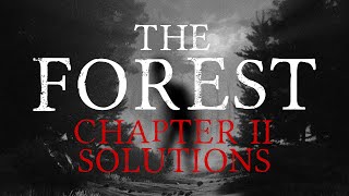 SOLUTIONS  EASTER EGGS THE FOREST 2  HORROR Choupala [upl. by Ahsote]