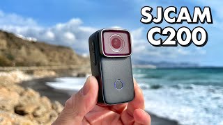 SJCAM C200 4K Action Camera Review amp Sample Footage [upl. by Lesya48]