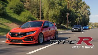 All Honda Civic Type R Meet amp Drive [upl. by Austina]