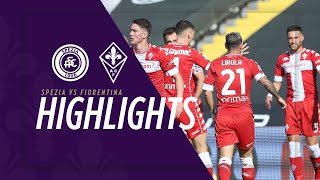 HIGHLIGHTS  Spezia vs Fiorentina 22 [upl. by Colombi309]