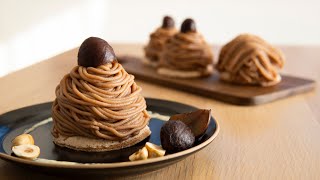 モンブランの作り方  Mont Blanc Recipe [upl. by Brace]