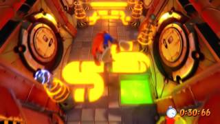 Crash Bandicoot NSane Trilogy  Cortex Power 32 Time Trial Platinum Relic [upl. by Alrich30]