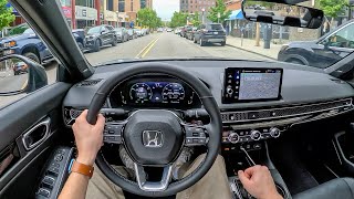 2025 Honda Civic Hybrid  Living With The 50 MPG City Commuter [upl. by Arriaes]