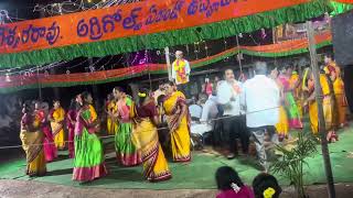 Kolatam in Dasara Chavali village sitaramula kalayanam [upl. by Elleinet277]