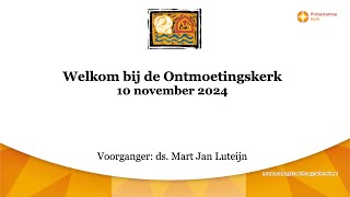 20241110 morgendienst Ontmoetingskerk Bergambacht [upl. by Dugaid]