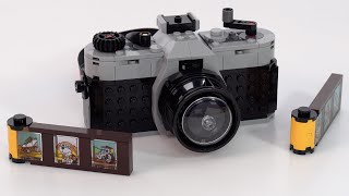 LEGO Creator 3in1 Retro Camera 31147 main A model review [upl. by Anidal317]