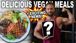 What I Eat As A Fit Vegan  BIG ANNOUNCEMENT 💥 [upl. by Chuipek]