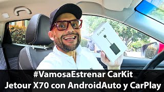 CarKit La Jetour X70 con AndroidAuto y Apple CarPlay review [upl. by Eizzil54]