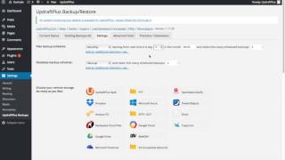 UpdraftPlus  How to Schedule backups [upl. by Deden]