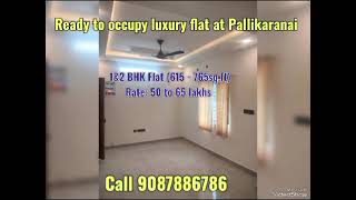 Ready to occupy luxury flat at Pallikaranai [upl. by Dirrej]