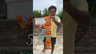 5₹ Vs 20₹ Kurkure Compare weight test Bengali mini blog shorts 😂 [upl. by Kleiman345]