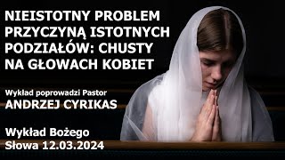 Nieistotny problem przyczyną istotnych podziałów  Chusty na głowach kobiet  12032024  LIVE [upl. by Eenobe]