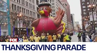 Paradegoers share their reactions to Thanksgiving Day in Chicago [upl. by Perlie]