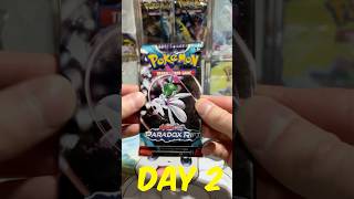 Day 2  Opening Paradox Rift everyday until I pull Groupon pokemon pokemoncards paradoxrift [upl. by Soloman]