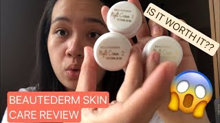 BEAUTEDERM SKIN CARE REVIEW  IS IT WORTH IT  Justine C [upl. by Linzy]