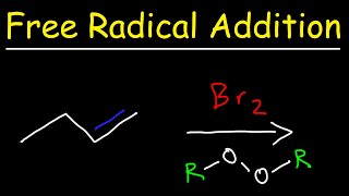 Alkene  HBR  ROOR  Reaction Mechanism [upl. by Daria]