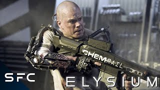 Elysium  Trying To Get To Elysium  Full Scene  2013 SciFi Movie  Matt Damon [upl. by Eeresed557]