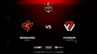 Renegades vs AVANGAR ELEAGUE Major Boston 2018 Main Qualifier [upl. by Yttocs676]