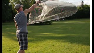 Easy Way to Throw a Cast Net Throwing The Easy Way [upl. by Euqinad]