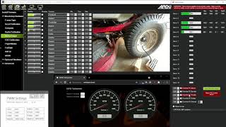 ArduRover Mower  StraightLine Wheel Tracking Method no encoders [upl. by Beetner]