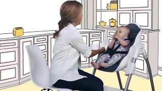 Oribel Cocoon High Chair  КОМСЕД [upl. by Hedveh54]