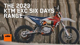 The 2023 KTM EXC SIX DAYS range  KTM [upl. by Etnohs]