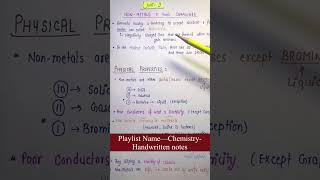 Chemistry  Chapter9 Non Metals amp their Compounds  Lec38 Part1  General Science [upl. by Fachanan]