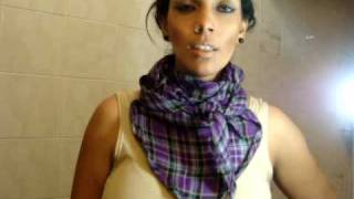 DONABRUXA  Bruxinha Evelyn  Como amarrar seu lenço cachecol scarf Video 2 [upl. by Hamid]