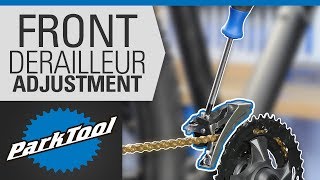 How to Adjust a Front Derailleur [upl. by Nuajed]