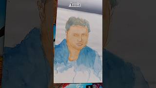 portrait drawing with dev actor youtubeshorts art drawing artistamit108 painting artdrawing [upl. by Alilak]