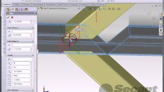 SolidWorks Bending a Square Tube [upl. by Tomchay374]