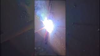 Uphill 7018 Repost from gutierrezweldingTikTok yeswelder shorts 7018 stickwelding [upl. by Allehcim]