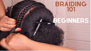 Learn Exactly How to Braid Your 4C Hair Girl  REAL TIME tutorial [upl. by Agnot]