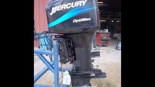 0T207288 Used 2001 Mercury 150XL 150HP Optimax 2Stroke Outboard Boat Motor 25quot Shaft [upl. by Issy]