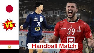 Japan Vs Egypt handball friendly match 2024 [upl. by Corine]