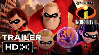 INCREDIBLES 3 2024  Teaser Trailer  Disney Pixar Animated Concept HD [upl. by Trinatte486]