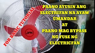 paano ayusin ang electricfan na ayaw umandar [upl. by Assenab]