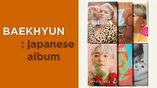 Unboxing Baekhyun Japanese Album all 6 versions  all photocards [upl. by Savanna]