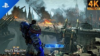 Alian Army VS Titus Marines  Warhammer 40K Immersive Gameplay  4K 60FPS [upl. by Mitzie670]