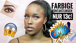 Farbige Kontaktlinsen x ColorCl  Meine Farblinsen  6 Monate für 13€ 😱😱BeautybyV [upl. by Nnylyam]