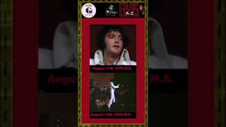 ElvisquotOne Nightquot August 1970 Side by Side [upl. by Coulson]