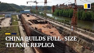 China builds fullscale Titanic ship replica in landlocked Sichuan as new tourist spot [upl. by Eriha]