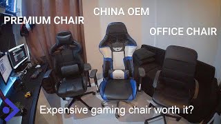 Gaming chair battle Vertagear SL4000 vs Ikea Renberget vs China OEM  expensive is better [upl. by Meesan]