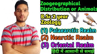 Zoogeographical Distribution of Animals  Zoogeographical Realm BSc 2 year Zoology [upl. by Lettig]