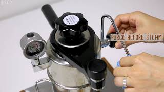 How to brew a perfect Latte on a BELLMAN ESPRESSO amp STEAMER – CX 25P [upl. by Ignatius]